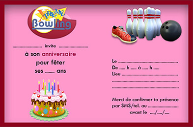 Fastest Carte D Invitation Au Bowling